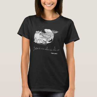 MJ T-Shirt - Beter is muziek maken (zwart)