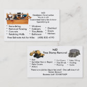 MJD afbeelding 2, MJDHandyman ConstructionWe doen  Visitekaartje (Voorkant / Achterkant)