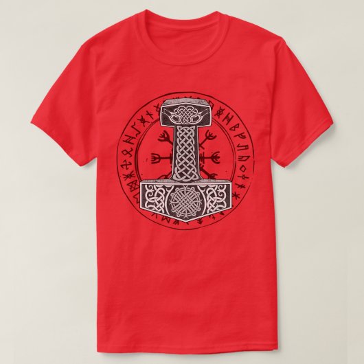 Mjlnir Odin Valhalla 2 T-shirt (Design voorkant)
