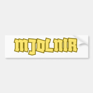 Mjolnir Bumpersticker