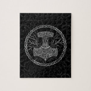 Mjolnir - De hamer van Thor en Boom van het leven Legpuzzel