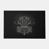 Mjolnir - De hamer van Thor en Ravens Deurmat (Voorkant)