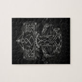 Mjolnir - De hamer van Thor en Ravens Legpuzzel (Horizontaal)