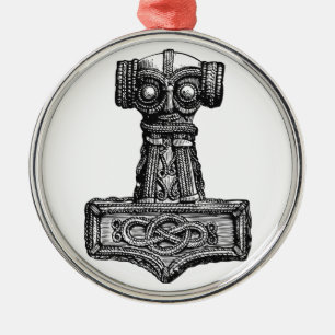 Mjolnir: De Hamer van Thor Metalen Ornament