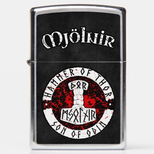 Mjolnir Hammer van Thor God of Thunder Zoon van Od (Voorkant)