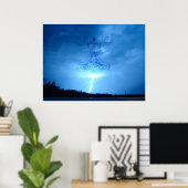 Mjolnir Strikes Poster (Thuiskantoor)