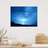 Mjolnir Strikes Poster (Keuken)