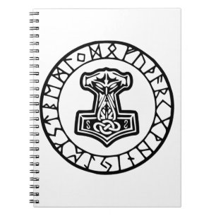 Mjölnir Thor's Hamer 0033 #USAPatriotGraphics © Notitieboek