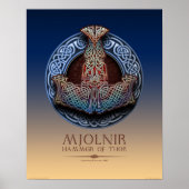Mjolnir - Thor's Hammer Poster (16x20 inch) (Voorkant)