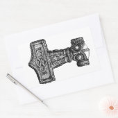 Mjolnir: Thor's Hammer Rechthoekige Sticker (Envelop)
