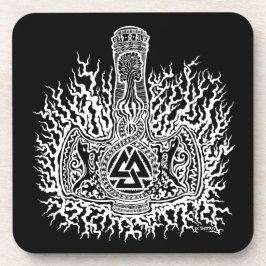 Mjolnir-Valknut Onderzetter Set van 6