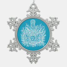 Mjolnir - Valknut Ornament