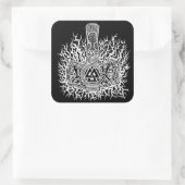 Mjolnir - Valknut Sticker (Tas)