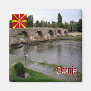 MK005 SKOPJE, Noord-Macedonië, Europa Magneet