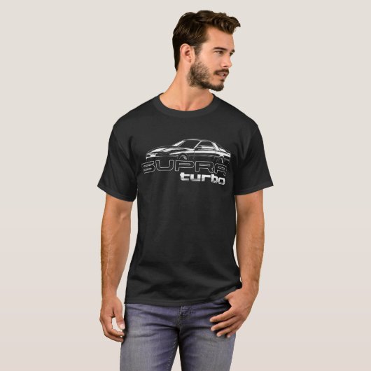 Mk3 Supra Turbo in White T-shirt (Voorkant volledig)