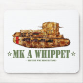 MK Een Whippet Wereldoorlog Een Britse Medium Tank Muismat (Voorkant)