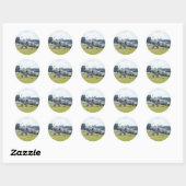 MkIX Spitfire in rust Ronde Sticker (Vel)