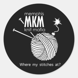 MKM LOGO RONDE STICKER