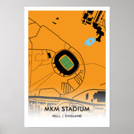 MKM Stadium Poster - Huis van Hull City AFC