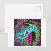 MKULTRA - ontsnapte uit het laboratorium... Briefkaart (Voorkant / Achterkant)