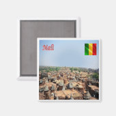 ML006 MALI, Endelou, Afrika, Fridge Magneet (Voorkant / Achterkant)