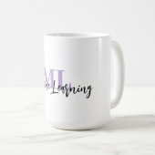 ML Witte Mok – Voor Machine Learning Fans 💜☕ (Voorkant rechts)