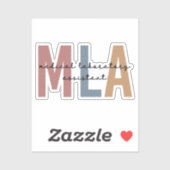 MLA Medical Laboratory Assistant Sticker (Vel)