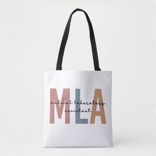 MLA Medisch Laboratorium Assistent Draagtas (Voorkant)