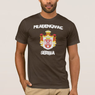 Mladenovac, Servië met wapenmantel T-shirt