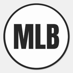 MLB - Melbourne Ronde Sticker