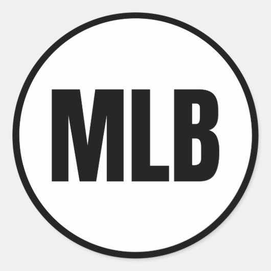MLB - Melbourne Ronde Sticker (Voorkant)