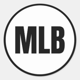 MLB - Melbourne Ronde Sticker