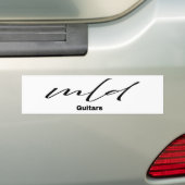 MLD Guitars bumpersticker (Op auto)