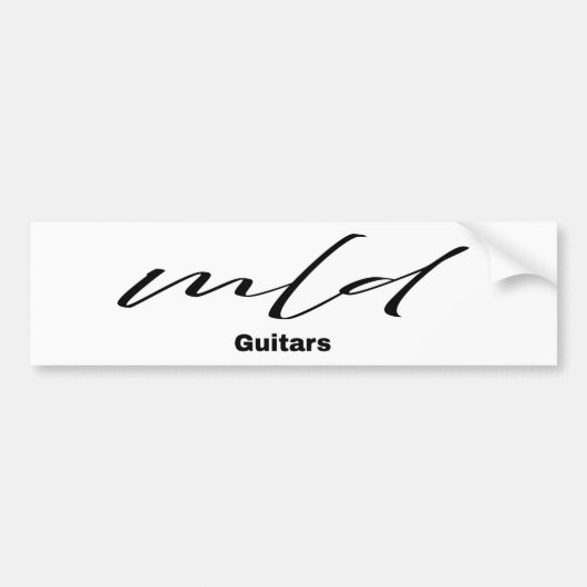 MLD Guitars bumpersticker (Voorkant)