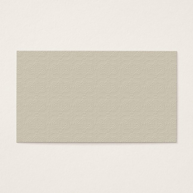MLE NEUTRAL TAN DÉCORATIVE EMBOSSÉ MOTIF TEXTU (Devant)