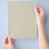 MLE NEUTRAL TAN DECORATIVE EMBOSSED PATTERN TEXTUR FLYER (Hand)