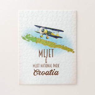 Mljet Nationaal Park Kroatië kaart Legpuzzel