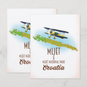 Mljet National Park Kroatië kaart (Voorkant / Achterkant)