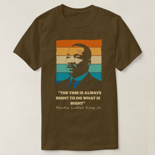 MLK dag cadeau T-shirt (Design voorkant)