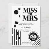 Mlle à Mme Bridal Shower Invitation (Devant)