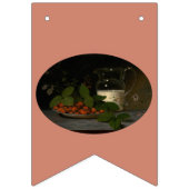 Mlle à Mme Fête des mariées Bannière fraise (Premier drapeau)