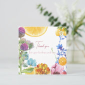 Mlle à Mme Fête des mariées Carte de remerciements (Debout devant)