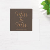 Mlle à Mme Modern Fête des mariées Bachelorette (Bureau)