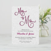 Mlle à Mme nuptiale douche invitation parties scin (Debout devant)