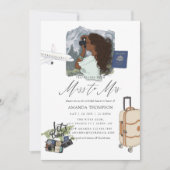 Mlle À Mme Travel Invitation À La Douche Mariale (Devant)