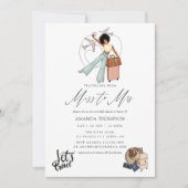 Mlle À Mme Travel Invitation À La Douche Mariale (Devant)