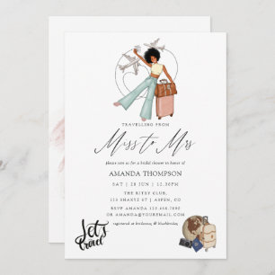 Mlle À Mme Travel Invitation À La Douche Mariale