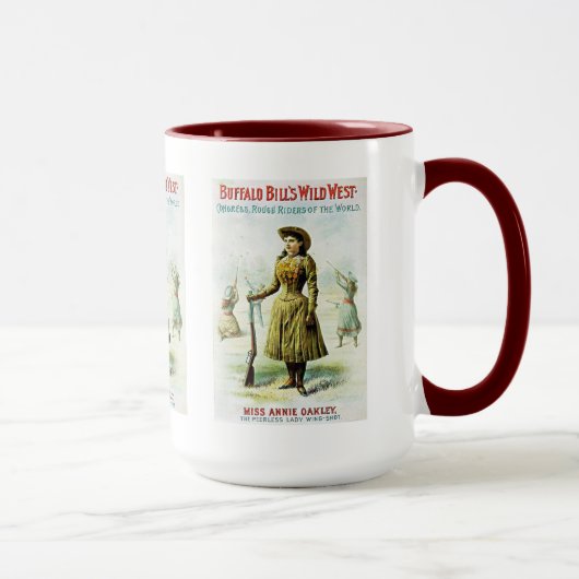 Mlle Annie Oakley Mug (Droite)