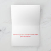 Mlle de chien de Labrador vous carte de voeux (Intérieur)