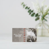 Mlle Fitness - carte de visite (Debout devant)